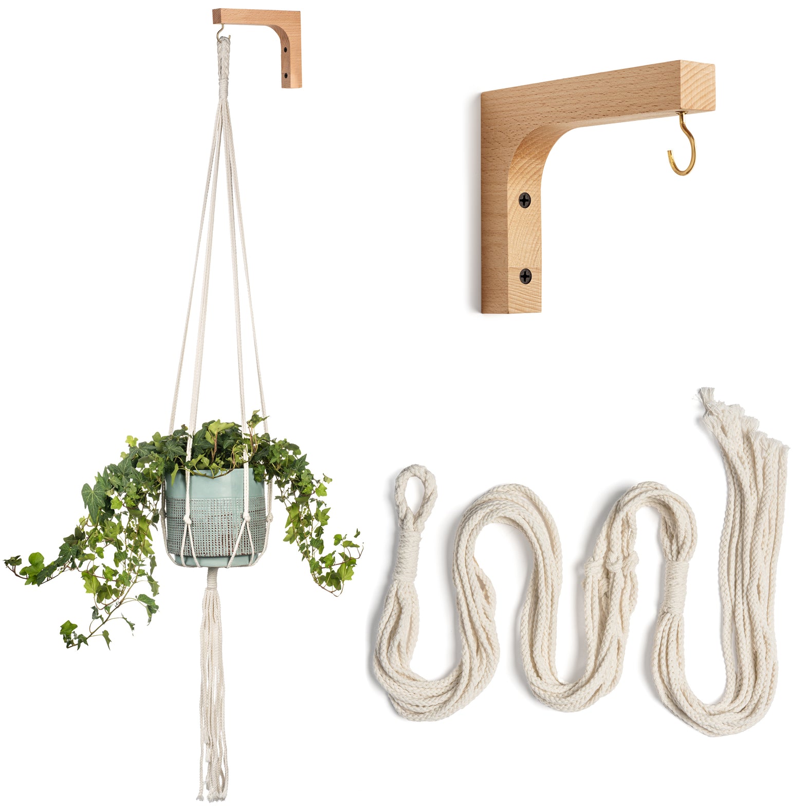 Macrame Plant Hanging Kit