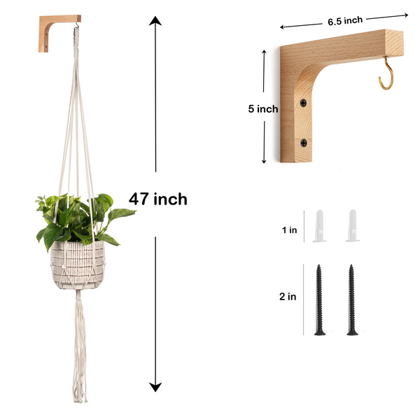 Macrame Plant Hanging Kit